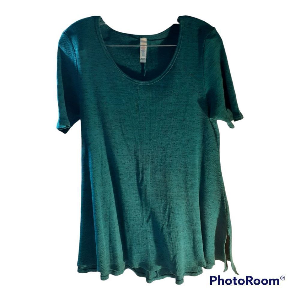 🎀 LuLaRoe Teal Blue Pull Over Shirt Medium M